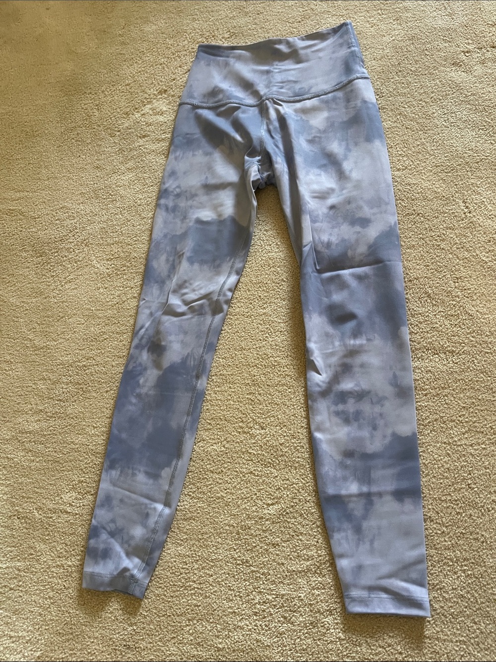 Beyond Yoga High-Waist Tie-Dye Leggings - Blue
